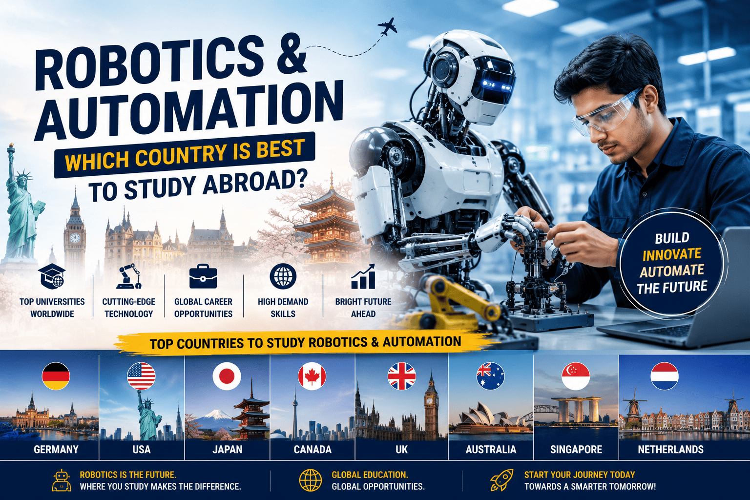 Which Country Is Best for Robotics & Automation Abroad?
