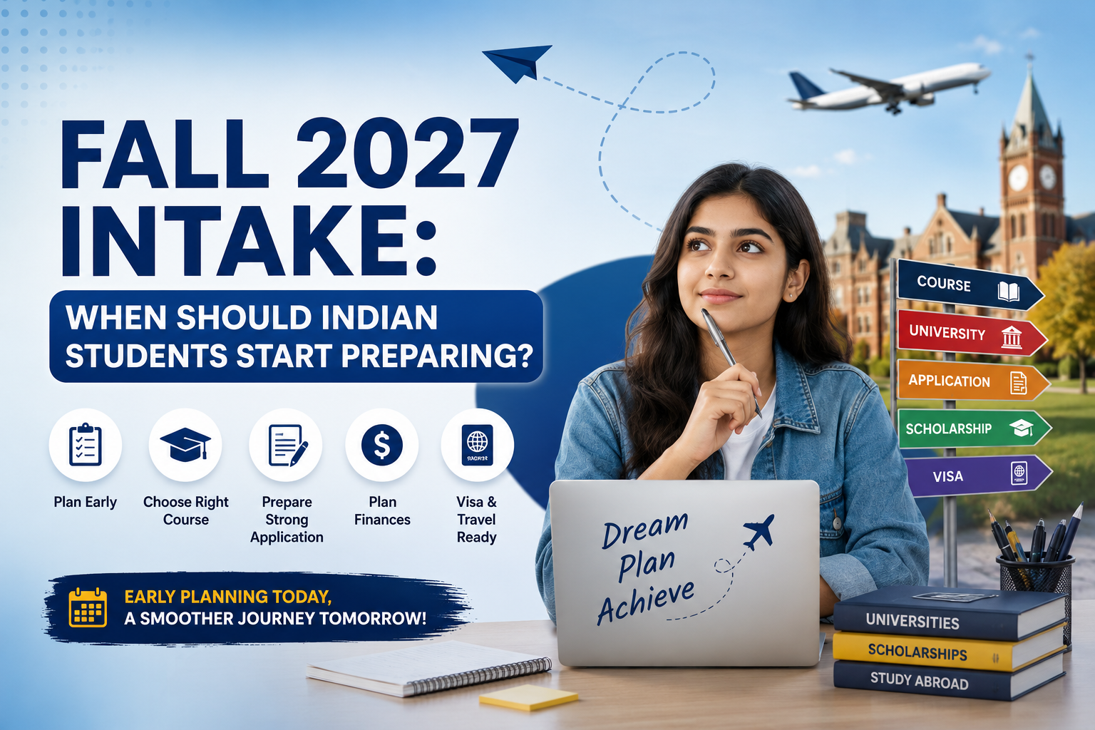 Fall 2027 Intake: When Should Indian Students Start Preparing?